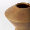 Esme 7.1L x 7.1W x 8.1H Light Brown Ceramic Vase