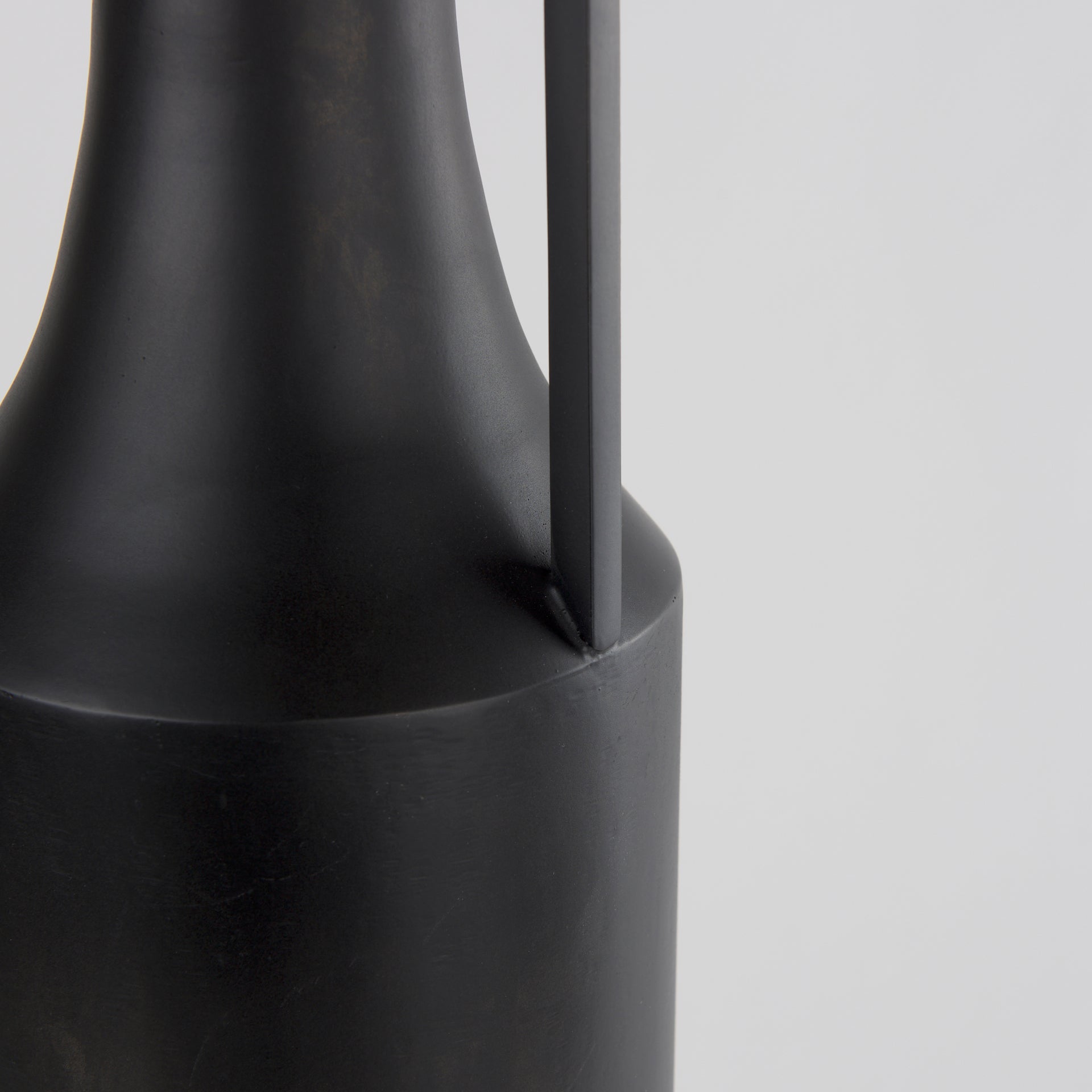 Aubrey Large 24.0H Black Iron Jug Vase-thumbmail-5