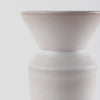 Esme 4.5L x 4.5W x 10.4H Whitewashed Ceramic Vase