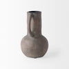 Armani 6.7H Brown-Gray Double Ear Vase