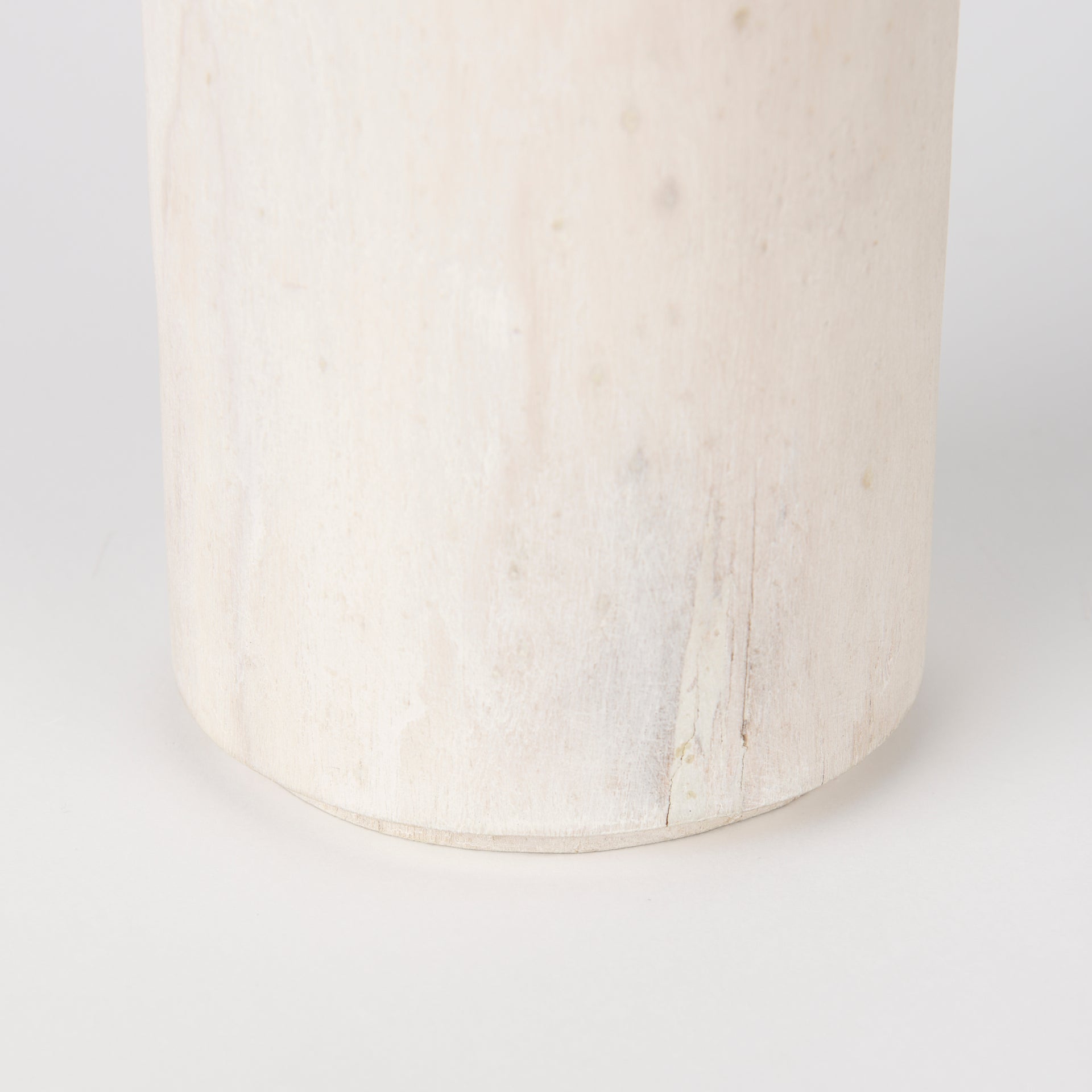 Knox Medium White-Wash Wood Decorative Object