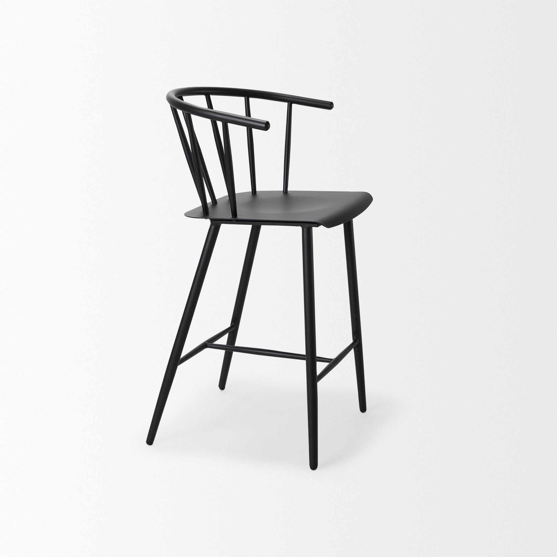 Colin Black Metal Counter Stool