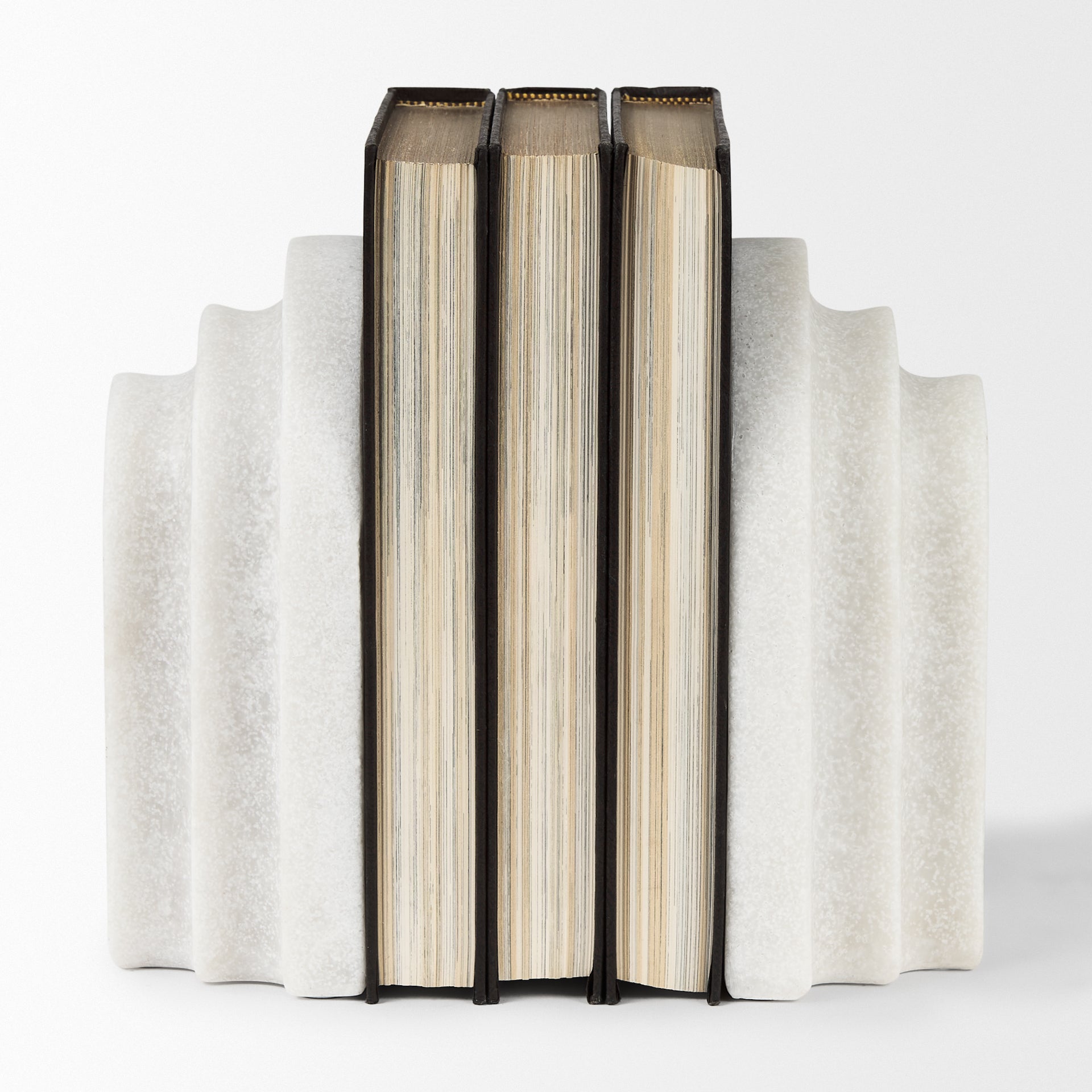 Empire Granite Resin Arc Book End Set