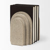 Empire Sandstone Resin Arc Book End Set