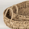 Haini Basketweave Seagrass Trays w/ Loop Handles