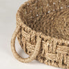 Haini Basketweave Seagrass Trays w/ Loop Handles