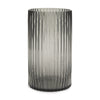 Dawn Tall Smokey Black Glass Vase