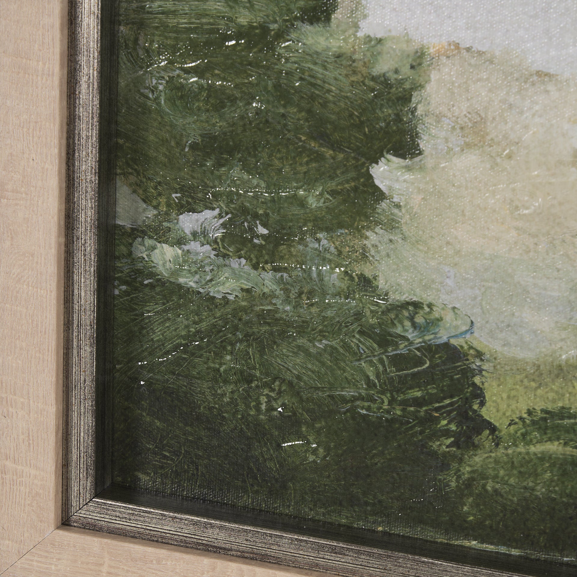 Soft Shadows I by Mercana Studio a Hand Embellished Textured Framed Art Print-thumbmail-4
