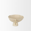 Radka Beige Textured Metal Decorative Bowl