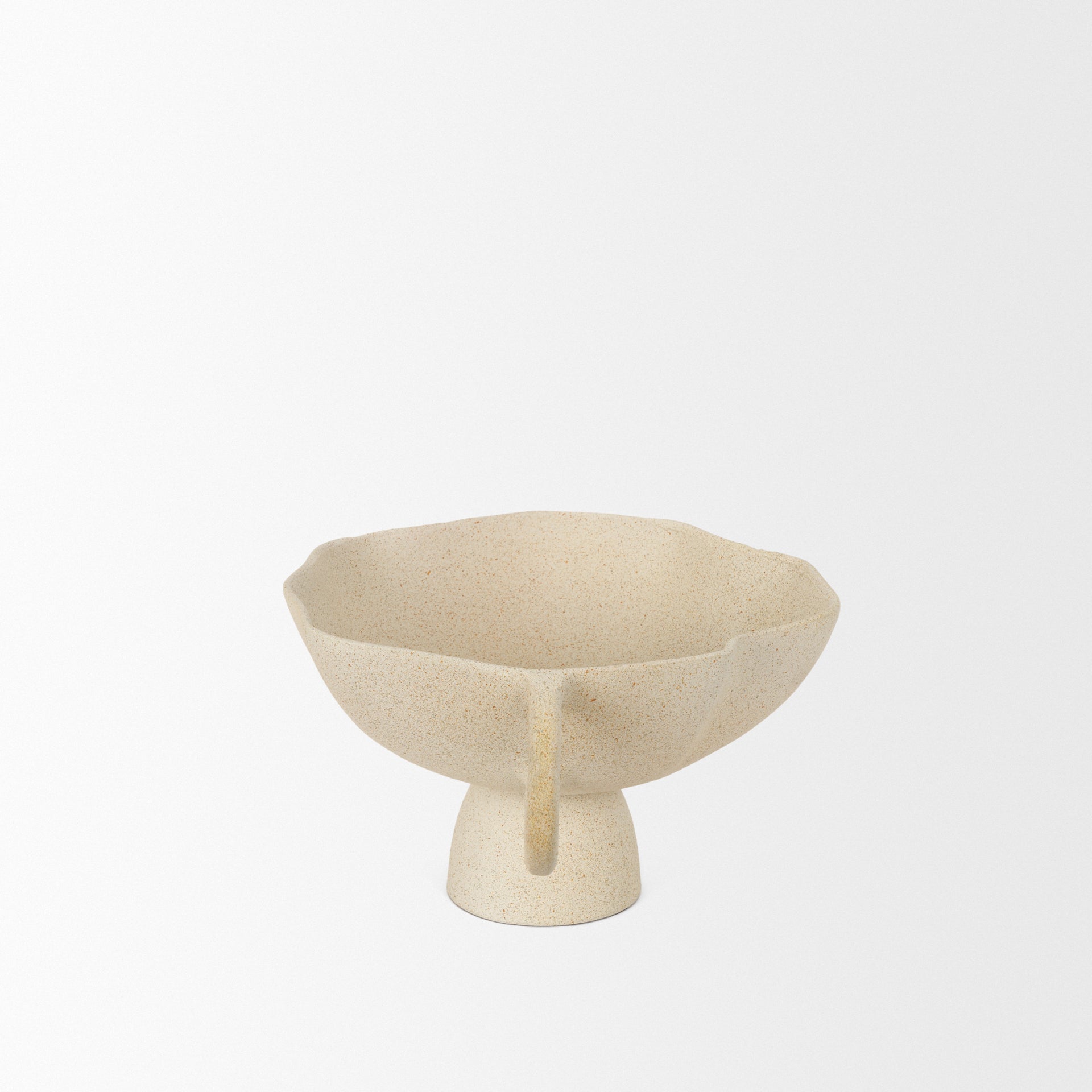 Radka Beige Textured Metal Decorative Bowl-thumbmail-8
