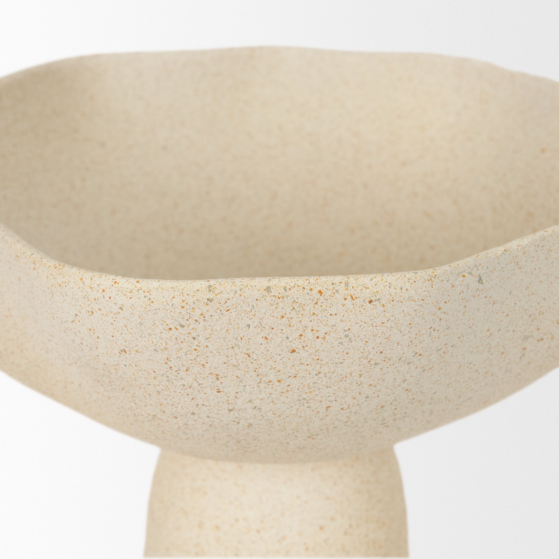 Radka Beige Textured Metal Decorative Bowl-thumbmail-6
