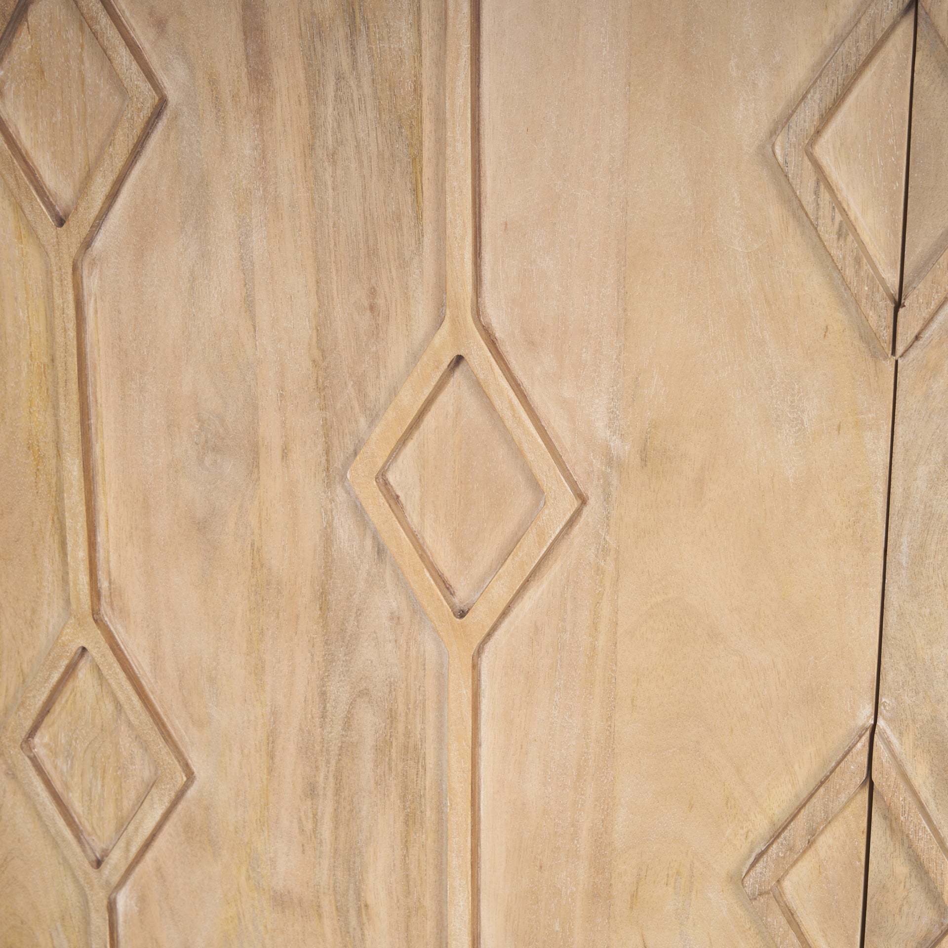 Heera Dark Brown Diamond Motif w/ Shelf Sideboard-thumbmail-10