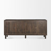 Heera Dark Brown Diamond Motif w/ Shelf Sideboard