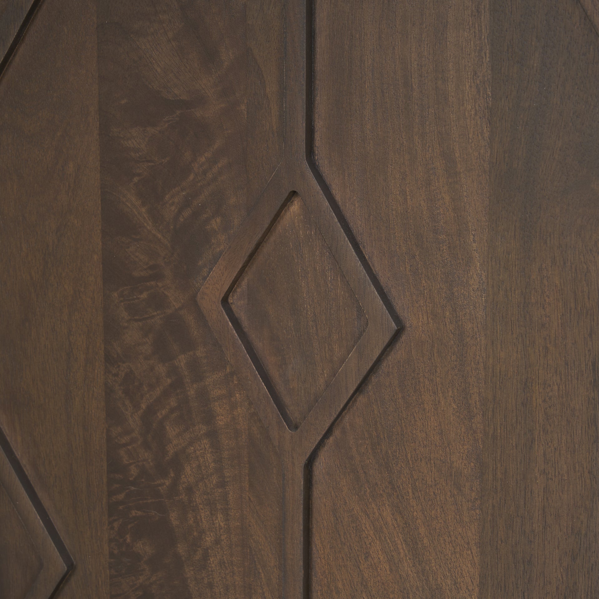 Heera Dark Brown Diamond Motif w/ Shelf Sideboard-thumbmail-7