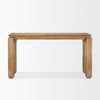 Sapphira Brown Wood Tapered Top Console Table