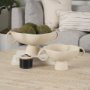 Radka Beige Textured Small Metal Decorative Bowl-thumbmail-5