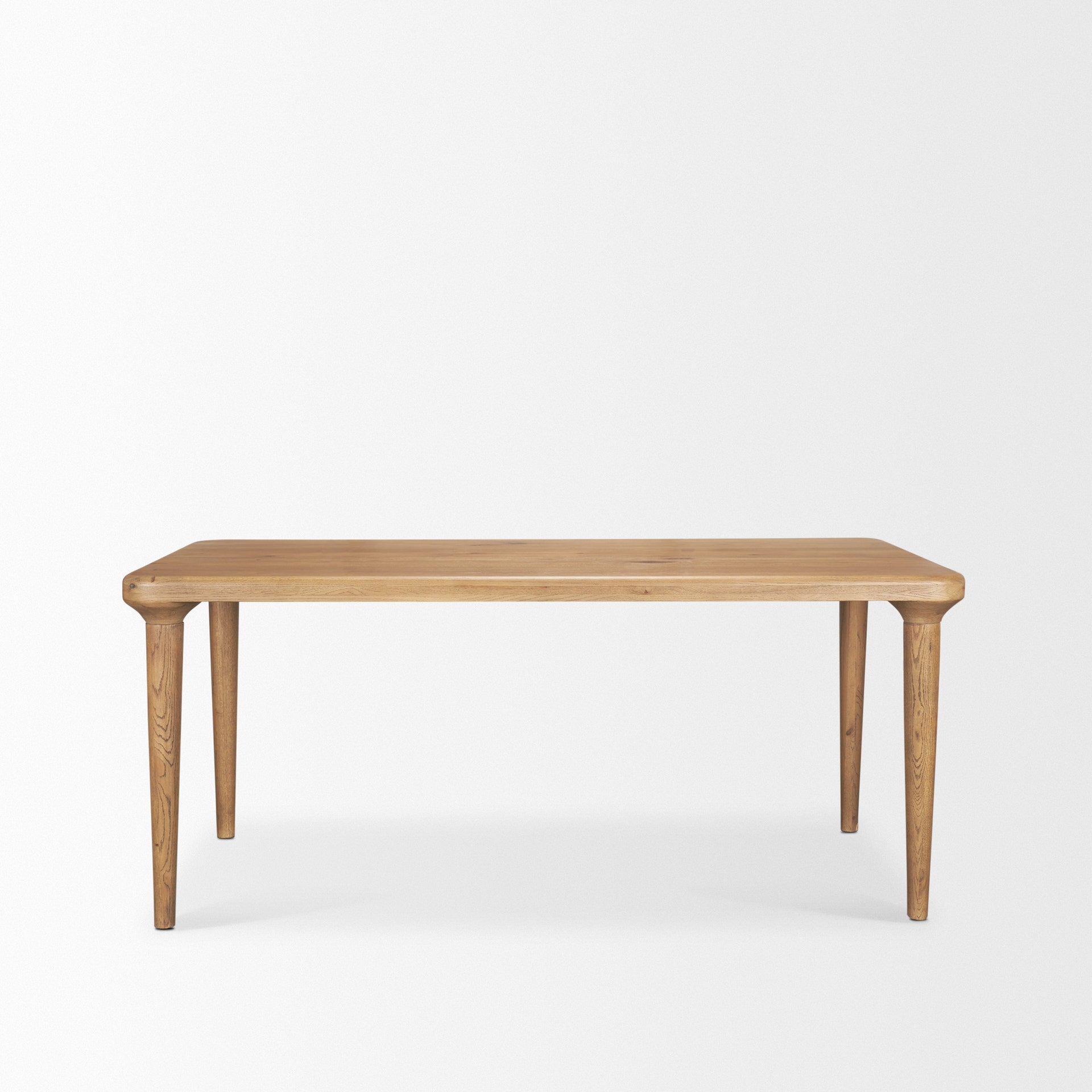 Suvan 72L Rectangular Oak Wood Dining Table
