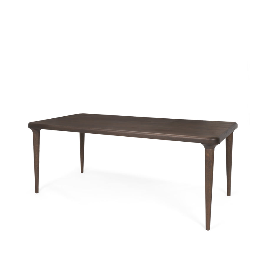 Suvan 72L Rectangular Oak Wood Dining Table