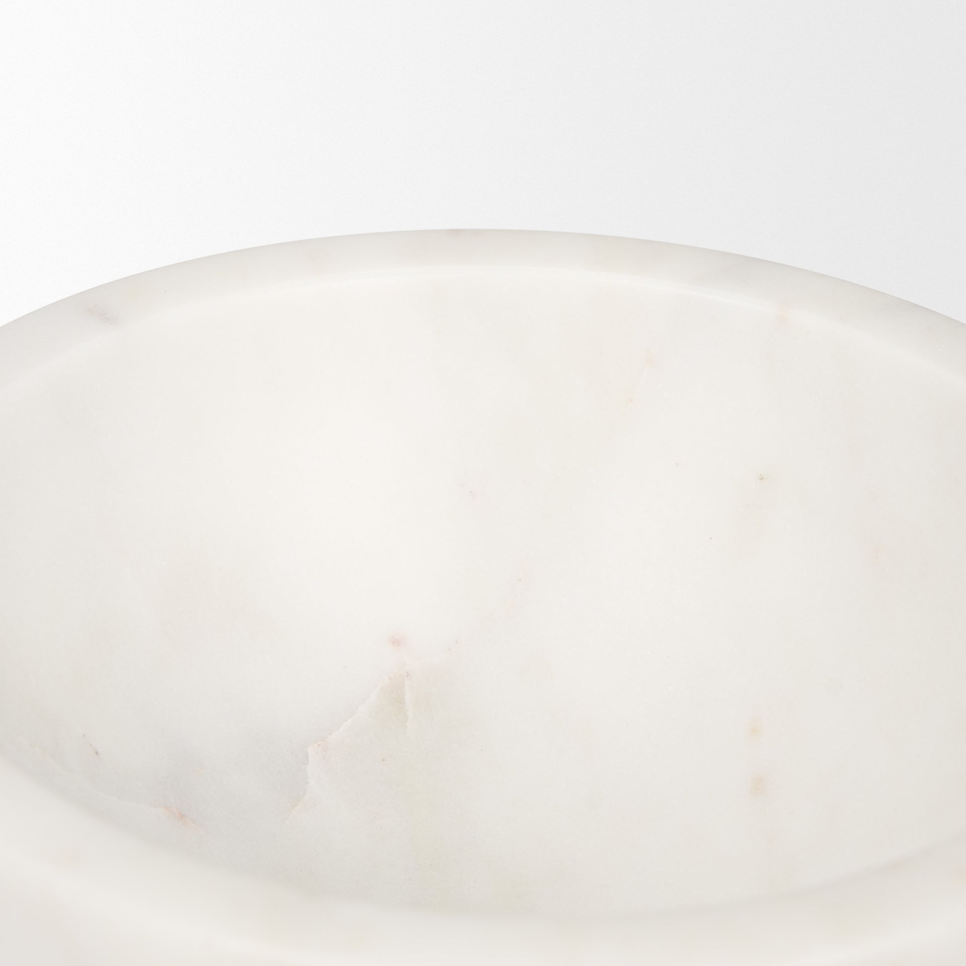 Katora Small Premium Solid White Marble Bowl