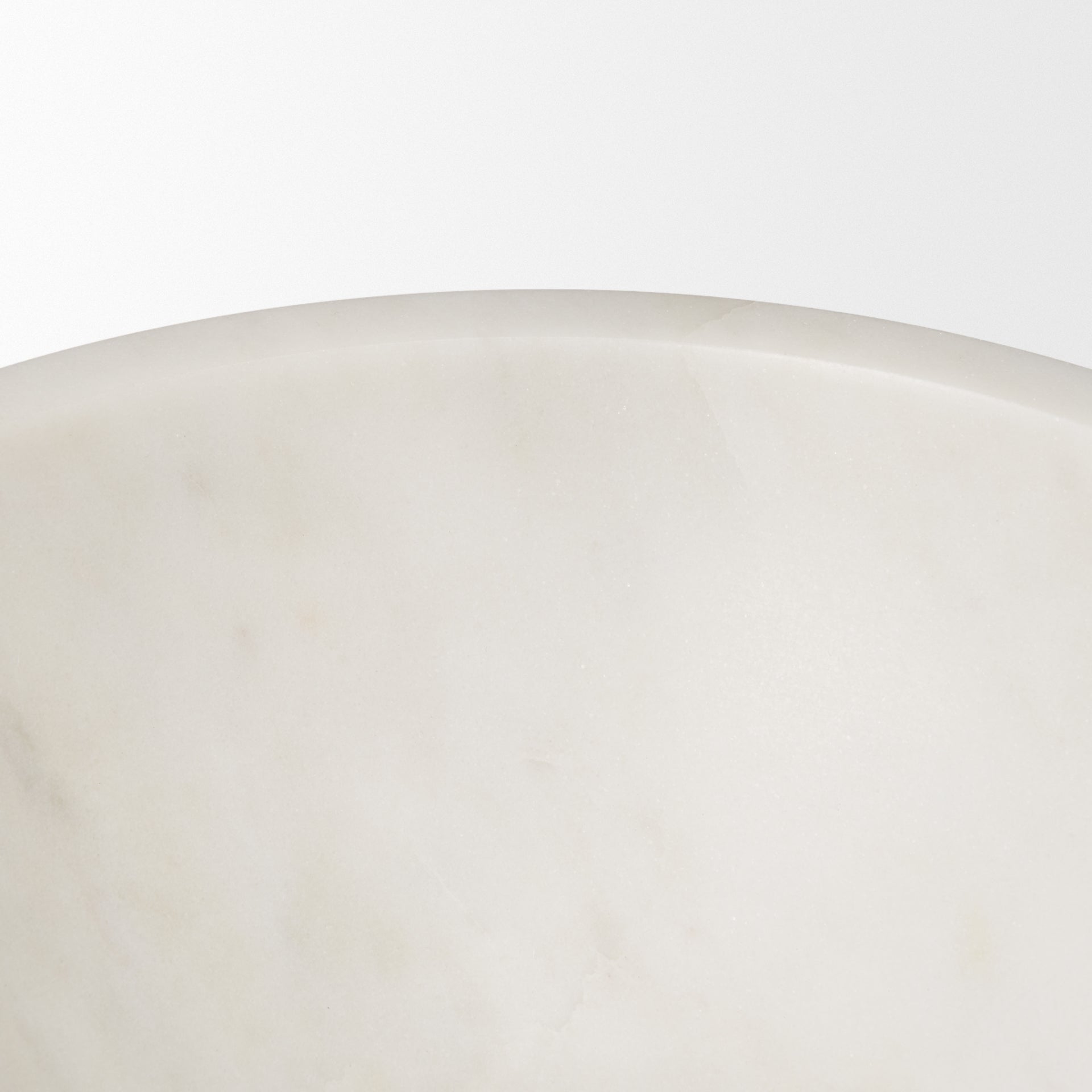 Katora Large Premium Solid White Marble Bowl-thumbmail-2
