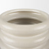 Twyla Short Cream Glazed Floor Vase