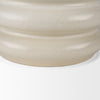 Twyla Short Cream Glazed Floor Vase