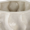 Vahn Sculptural Cream Glazed Decorative Ceramic Bowl