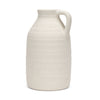 Tyrus Large Textured Matte White w/ Speckling Ceramic Vase