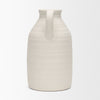 Tyrus Large Textured Matte White w/ Speckling Ceramic Vase