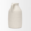 Tyrus Large Textured Matte White w/ Speckling Ceramic Vase