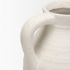 Tyrus Large Textured Matte White w/ Speckling Ceramic Vase