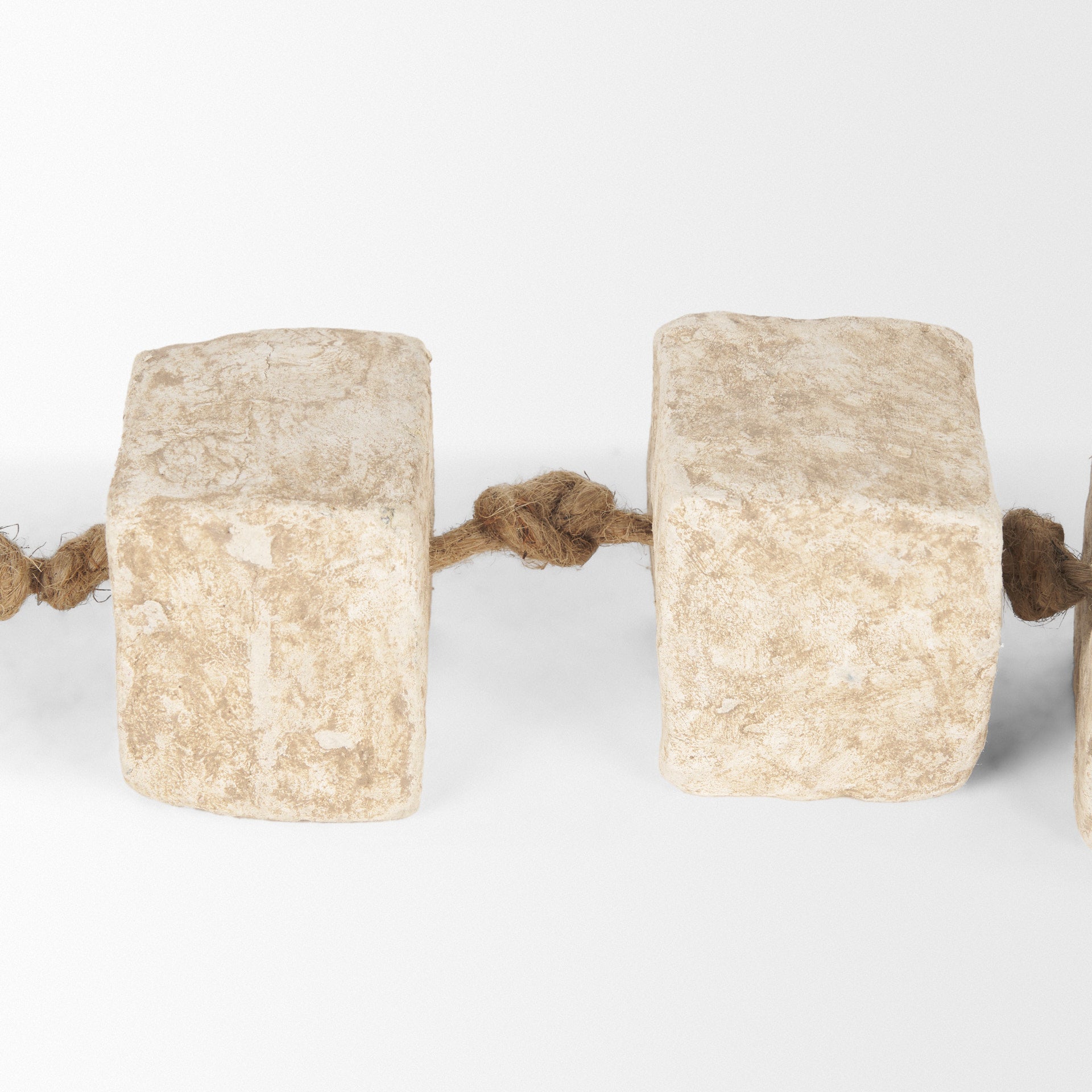 Mala Beige Paper Mache Cube Garland-thumbmail-4