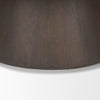 Takoda Dark Brown Wood Tapered Drum Nesting Coffee Tables