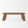 Jonan Brown Solid Mango Wood Rectangular Dining Table