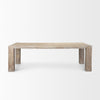 McArthur 94" Whitewash Reclaimed Wood Dining Table