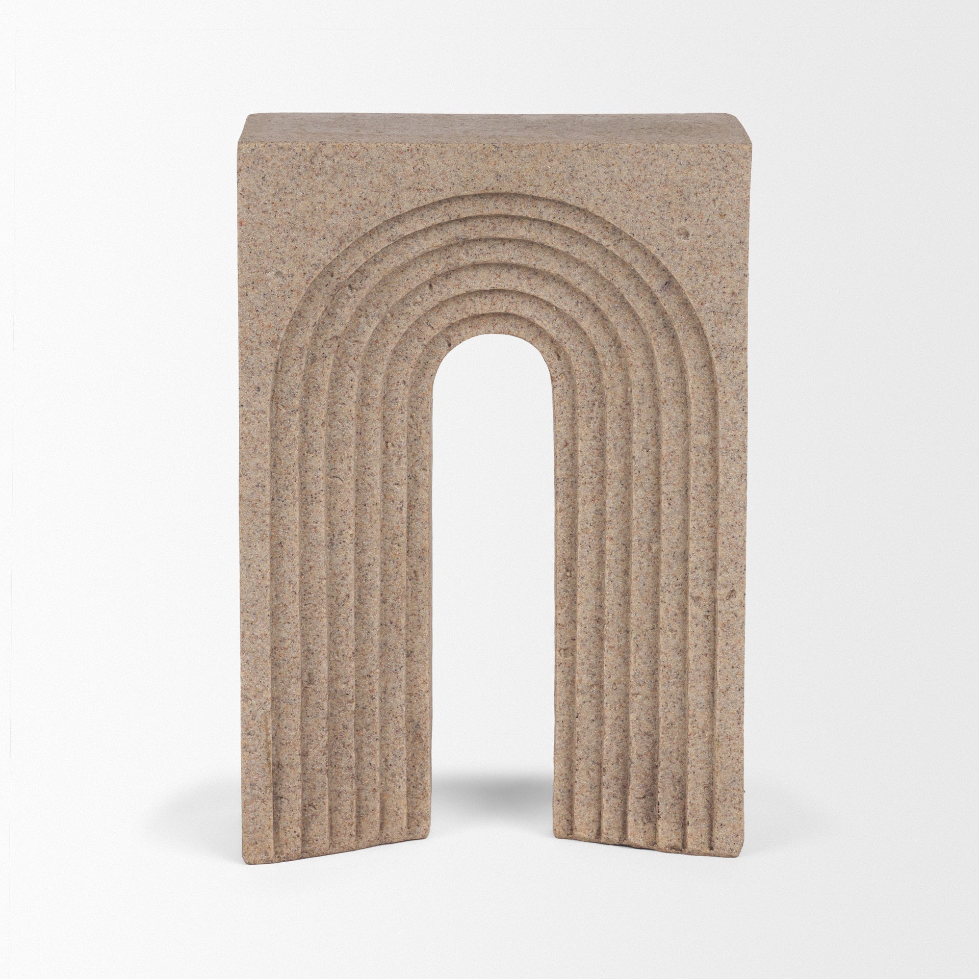 Kacia Resin Textured SandStone Decorative Object