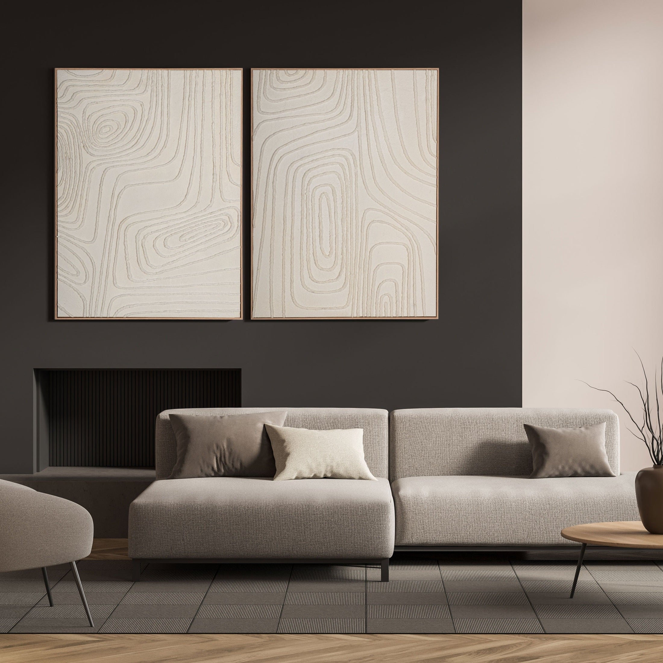 Silken Frost II, Hand Painted Canvas-thumbmail-3