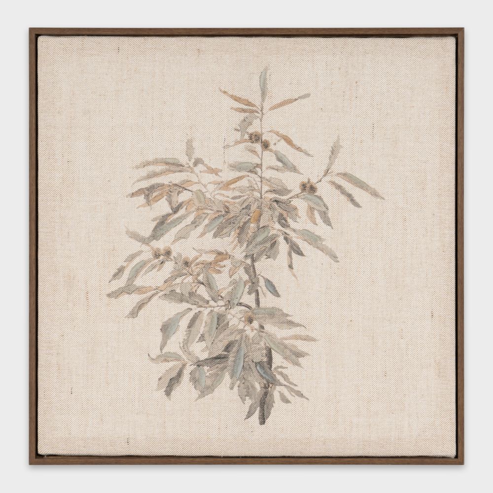 Quiet Botanica I, Hand Painted Canvas-thumbmail-1