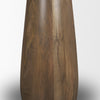 Allyson 32" Round Medium Brown Wood w/Savar Pink Marble Top Bistro Table