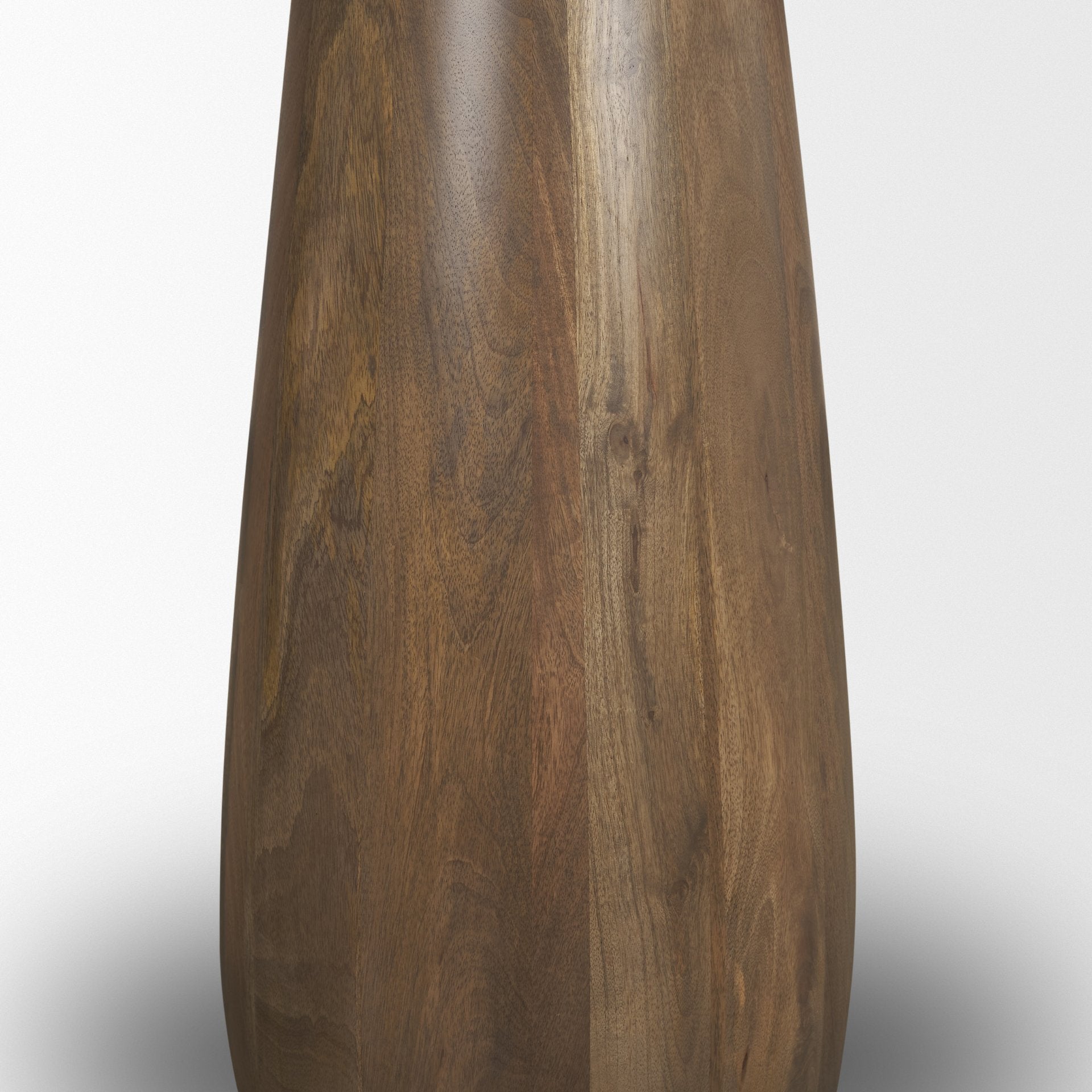 Allyson 32" Round Medium Brown Wood w/Savar Pink Marble Top Bistro Table-thumbmail-5