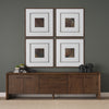stylish media console in dark oak