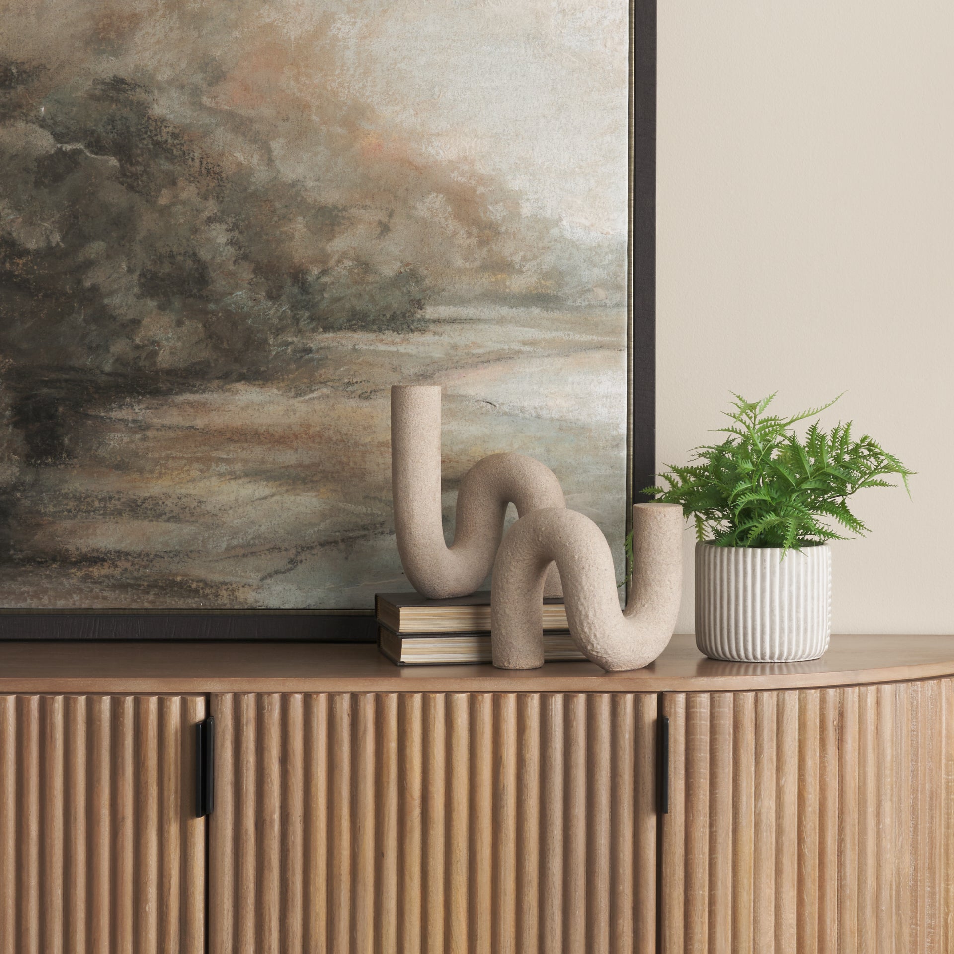 Kailas Resin Textured Sandstone Decorative Object