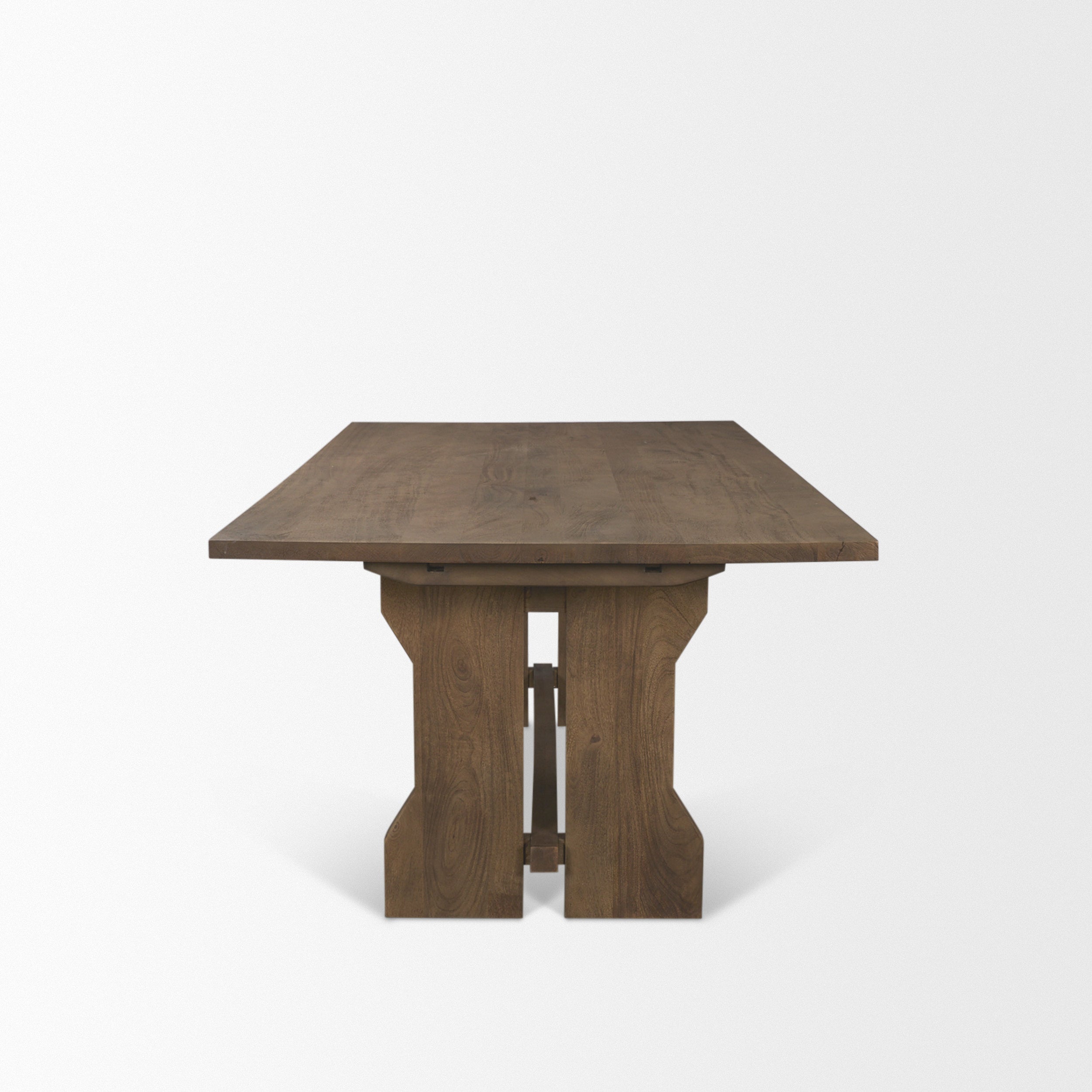 Rooke 84" Solid Wood Extendable Rectangular Dining Table-thumbmail-3