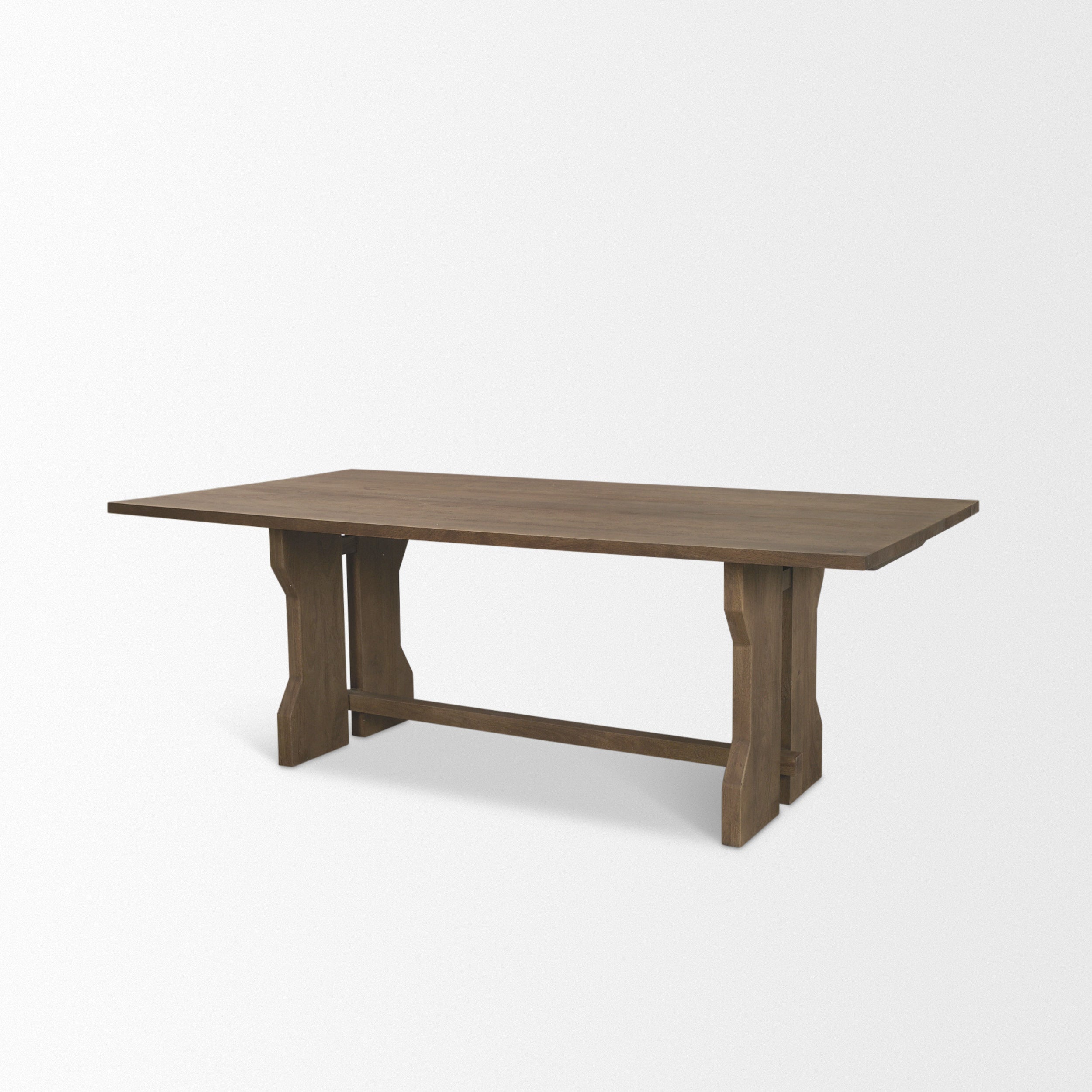 Rooke 84" Solid Wood Extendable Rectangular Dining Table-thumbmail-2