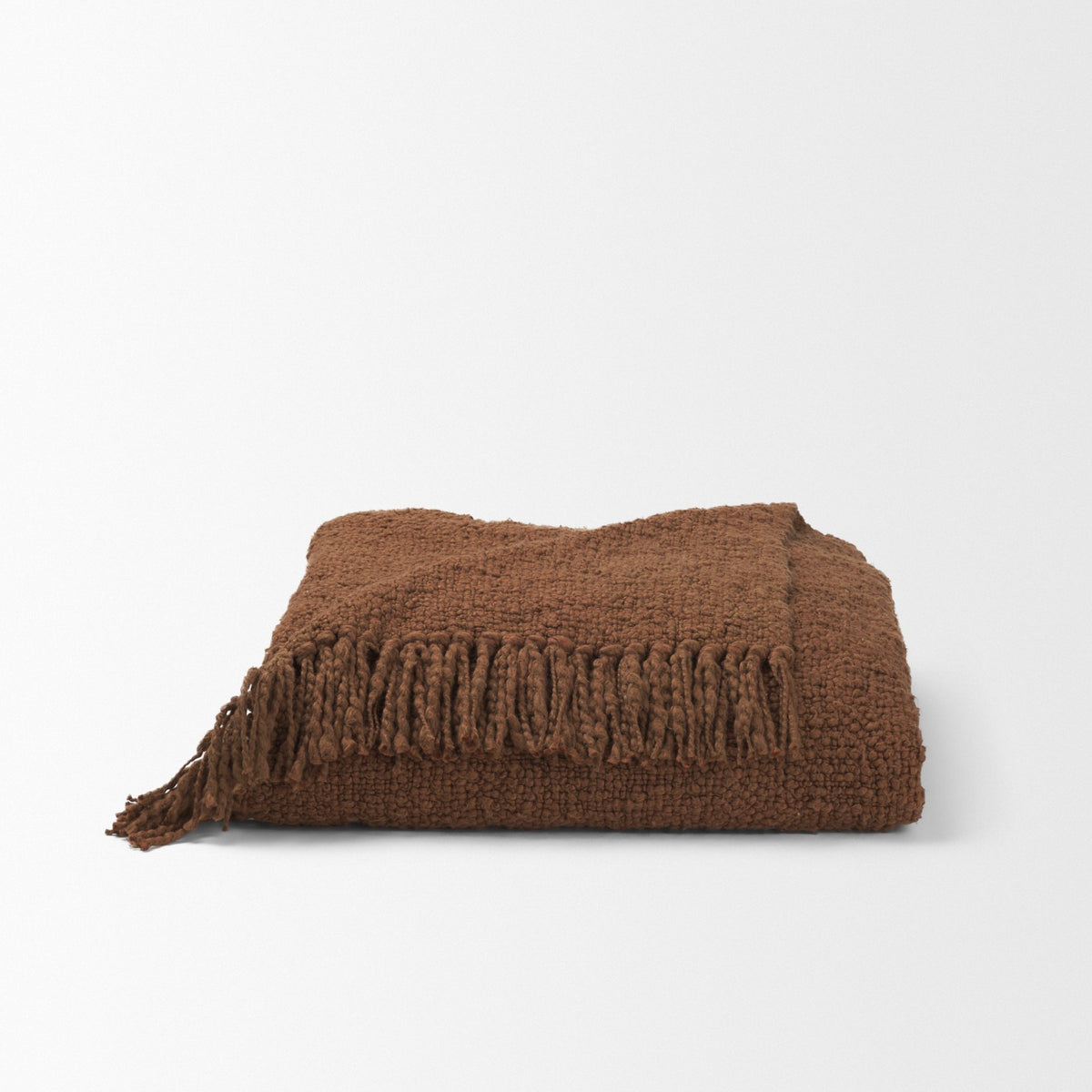 Kambal Mahogany Woven Cotton Throw Blanket-thumbmail-1