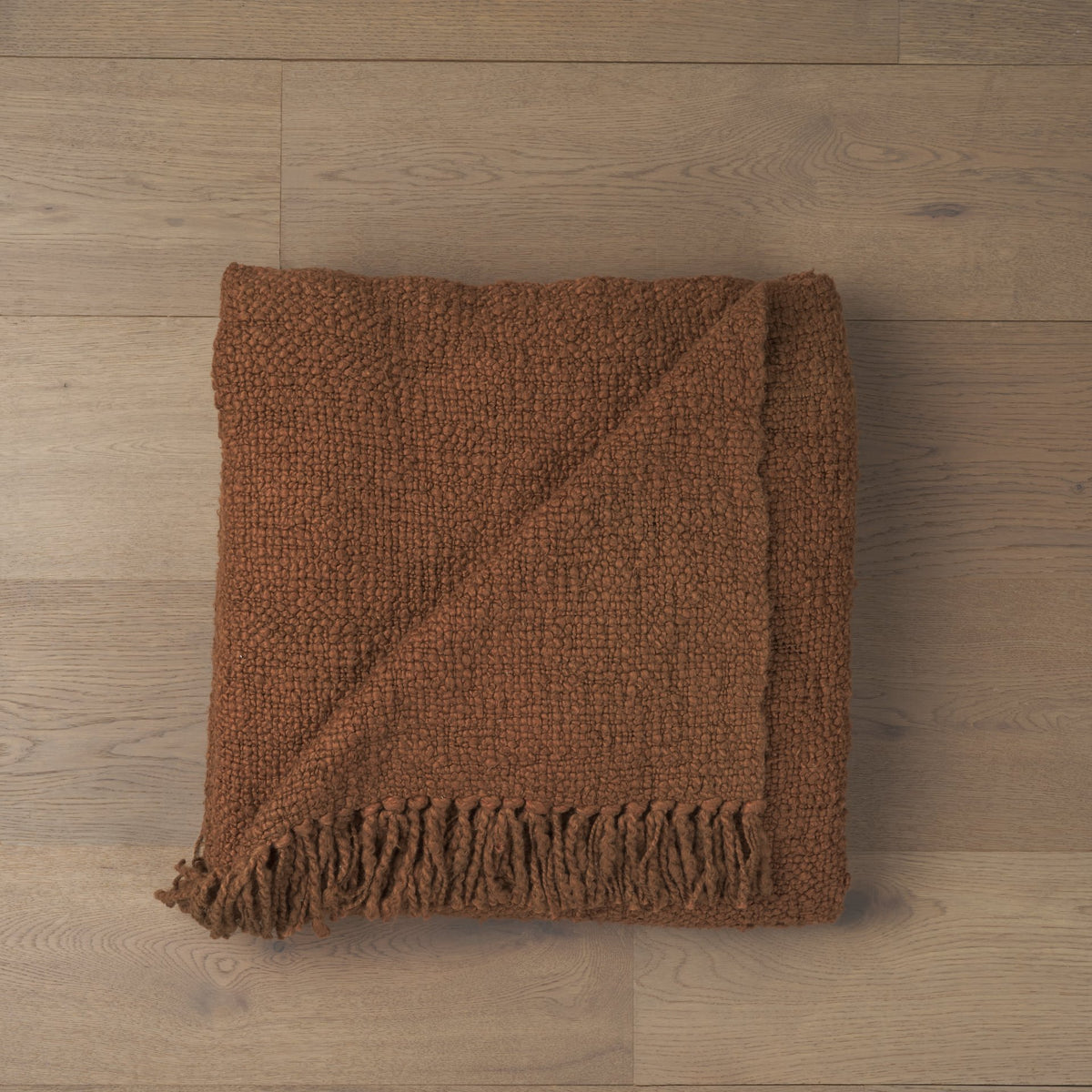 Kambal Mahogany Woven Cotton Throw Blanket-thumbmail-2