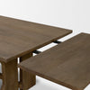 Rooke 84" Solid Wood Extendable Rectangular Dining Table