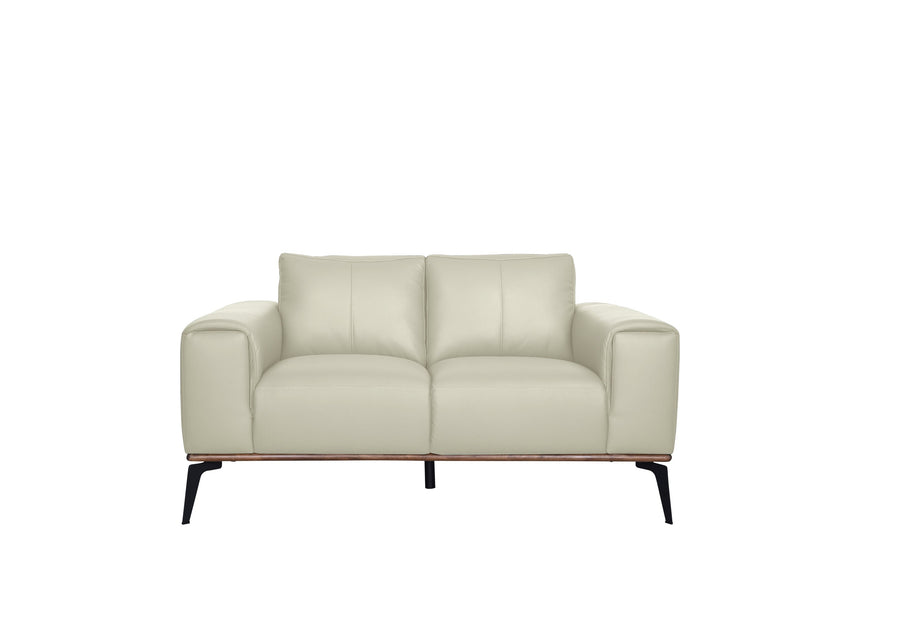 Kreska Genuine Leather Loveseat