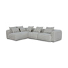 Nella Modern Sectional Sofa with Left Chaise - Pearl