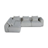 Nella Modern Sectional Sofa with Left Chaise - Pearl